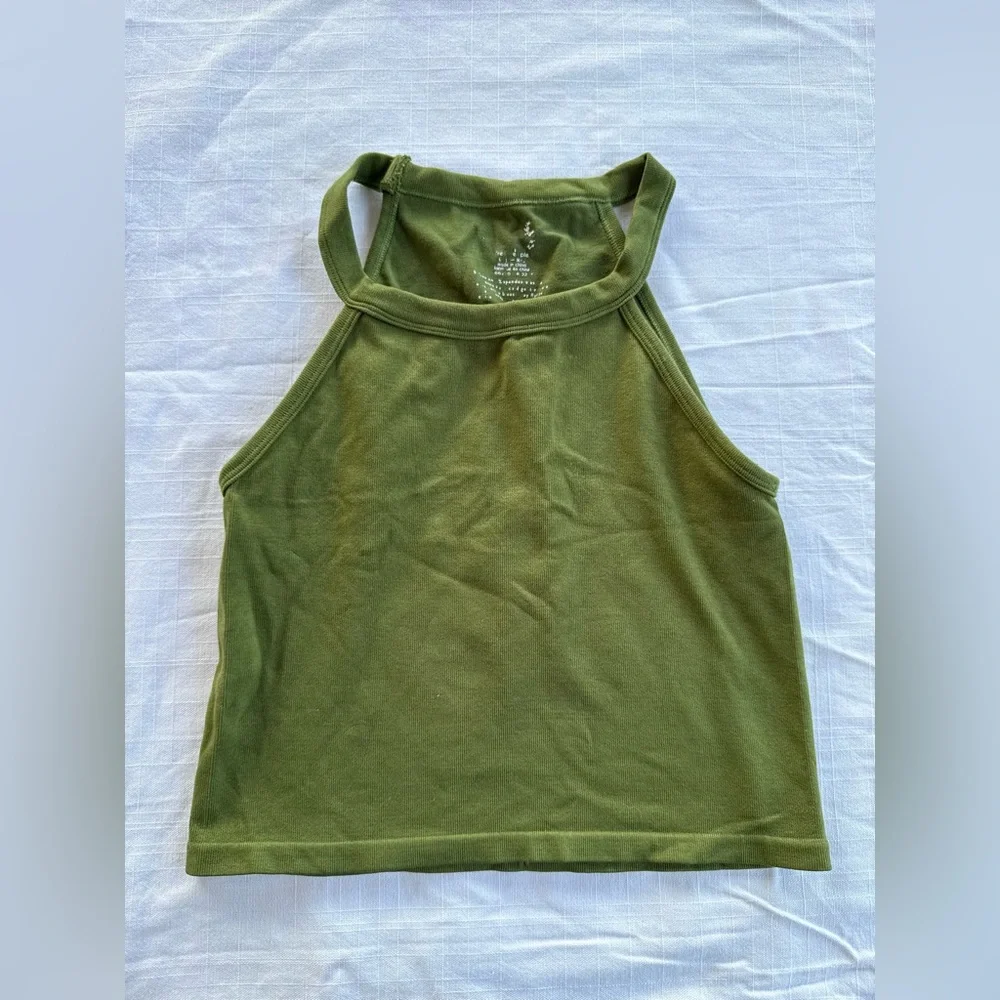 Free People Bella Seamless Rib Tank Size Medium Large